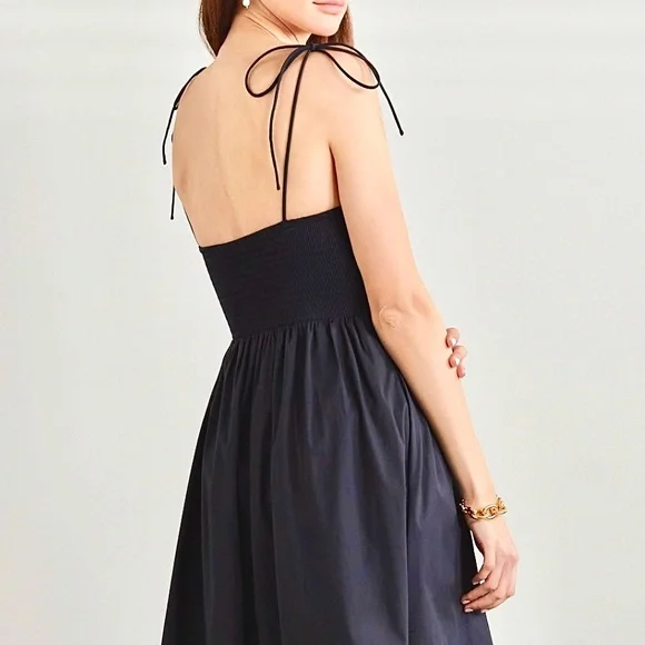 🌺🎉HP🎉🌺 NWT Staud Landry Maxi Dress Black - Picture 9 of 16